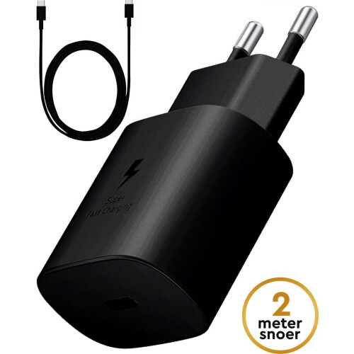 Golden Sound 45W snellader - USB C Snellader - 2 meter oplader draad - Power adapter - Oplader geschikt voor Apple Iphone&Samsung,