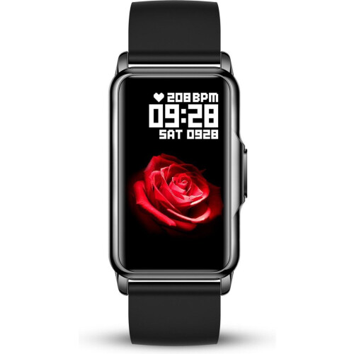 Golden Sound Activity Tracker - Stappenteller Horloge - Hartslagmeter - Bloeddrukmeter - Zwart