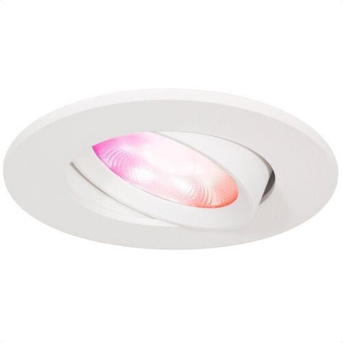 Gologi Slimme Inbouwspots - Smart LED Downlight - Dimbaar - RGB+CCT - GU10 - Wit