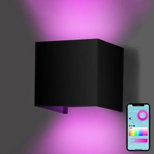Gologi Slimme Wandlamp - Binnen en Buiten - Up Down Verlichting - Dimbaar - Industrieel - Smart Lamp Tweedehands