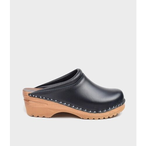 Good Guys Don't Wear Leather dames vegan Clogs Rembrandt Zwart Tweedehands