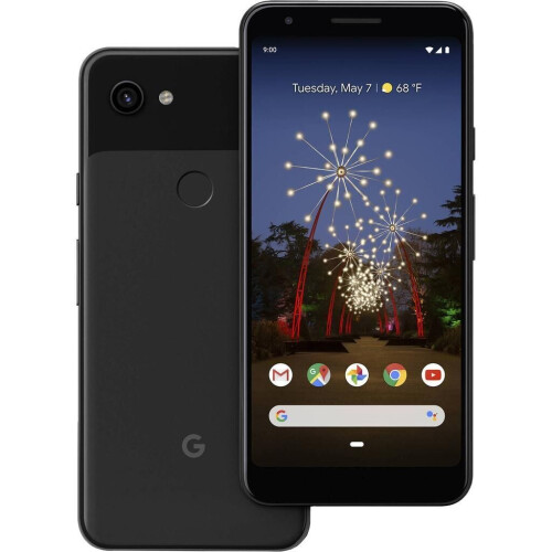 Google Pixel 3A XL - Zwart - 64 GB - Fysieke simkaart + eSIM Tweedehands