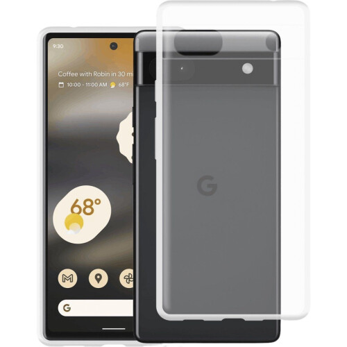 Google Pixel 6a - Back Cover - TPU met anti-slip - Transparant