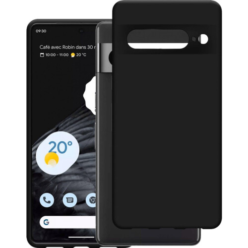 Google Pixel 7 Pro - Back Cover - TPU met anti-slip - Zwart