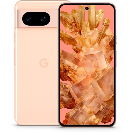 Google Pixel 8 - Rosé Goud - 128 GB - Fysieke simkaart + eSIM Tweedehands
