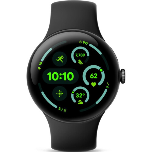 Google Pixel Watch 3 - Smartwatch - 45mm - WiFi - Zwart Tweedehands