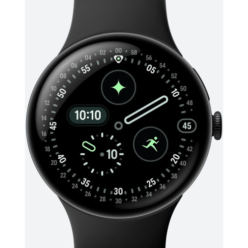 Google Pixel Watch 4 - Smartwatch - 45mm - Bluetooth - Zwart Tweedehands