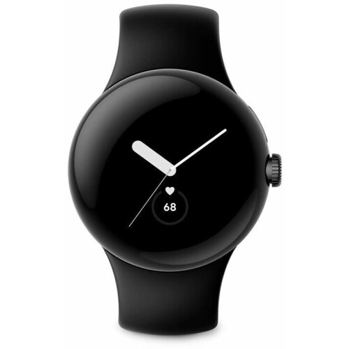Google Pixel Watch - Smartwatch - 5 bar waterbestendig - Zwart