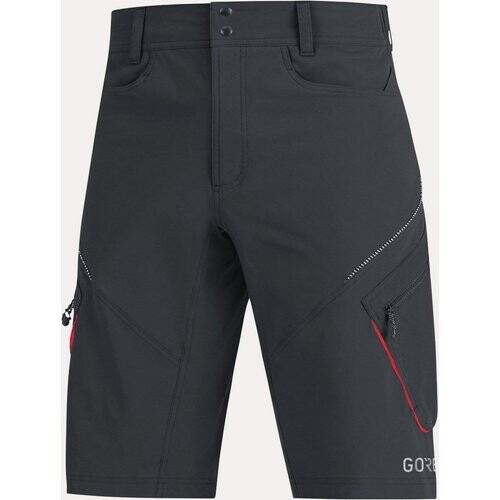 Gore Wear C3 Trail Broek Zwart/Middenrood Tweedehands