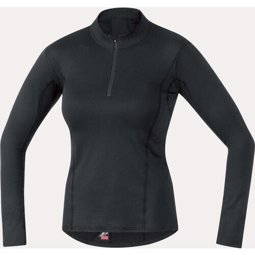 Gore Wear M BL Thermo Turtleneck Shirt Dames Zwart Tweedehands