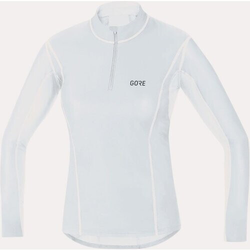Gore Wear M GWS BL Thermo Turtleneck Shirt Dames Lichtgrijs/Wit Tweedehands