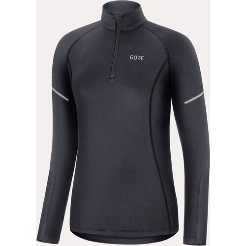 Gore Wear Mid Long Sleeve Zipshirt Dames Zwart Tweedehands