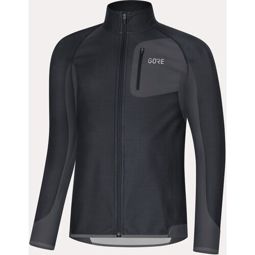 Gore Wear R3 Partial GWS Shirt Zwart/Donkergrijs Tweedehands