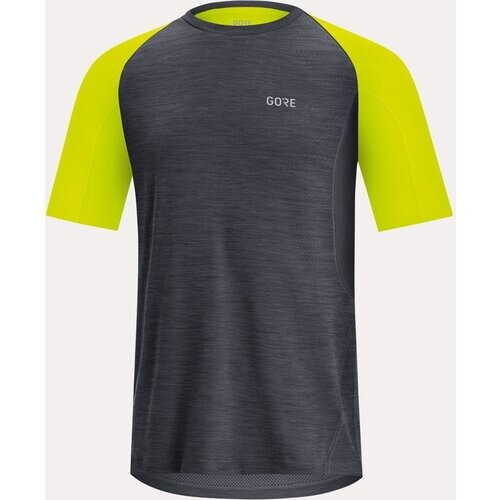 Gore Wear R5 Shirt Zwart/Middengeel Tweedehands