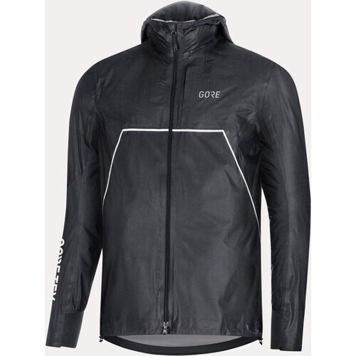 Gore Wear R7 Gore-Tex ShakeDry Trail Hooded Jas Zwart Tweedehands