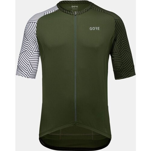 Gore Wear T-Shirt Ss C5 Jersey Middengroen/Wit Tweedehands