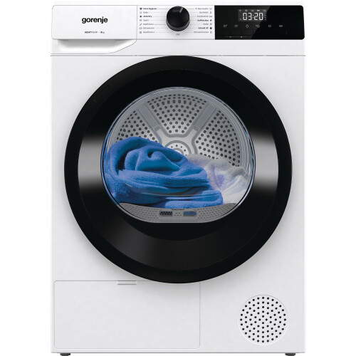 Gorenje Dhne93/de - Warmtepompdroger - 9 Kg - 64 Db - Energieklasse C - Wit | Nieuw (outlet)