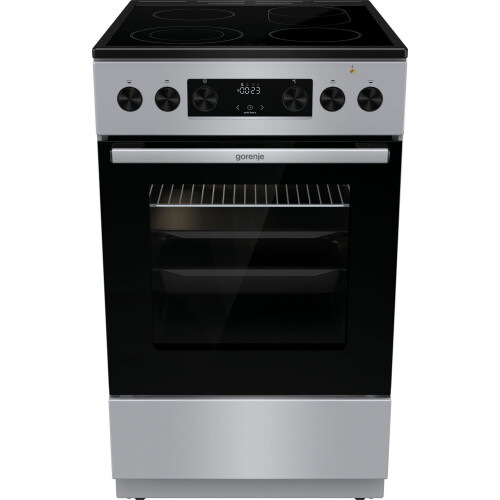 Gorenje GECS5C70SPAOT - Vrijstaand elektrisch fornuis - 70L oveninhoud - Keramische kookplaat RVS