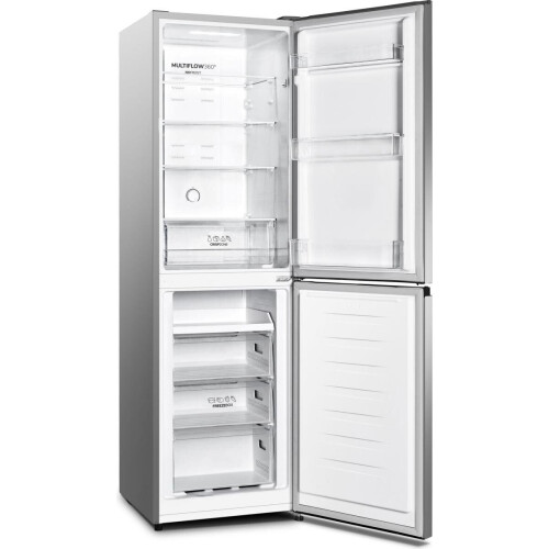Gorenje NRK418DCS4 - Vrijstaand Koelkast-Vriescombinatie - 256 l No Frost - Grijs