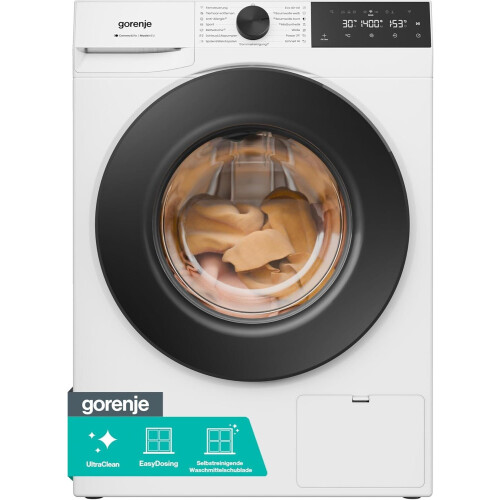 Gorenje WGAM484A wasmachine Voorlader 8 kg 1320 RPM Wit- Duits display Tweedehands