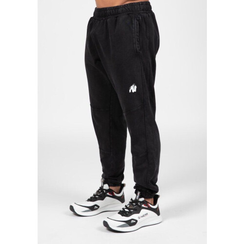 Gorilla Wear Curtis Joggingbroek - Cuffed Enkels - Washed Grijs - M