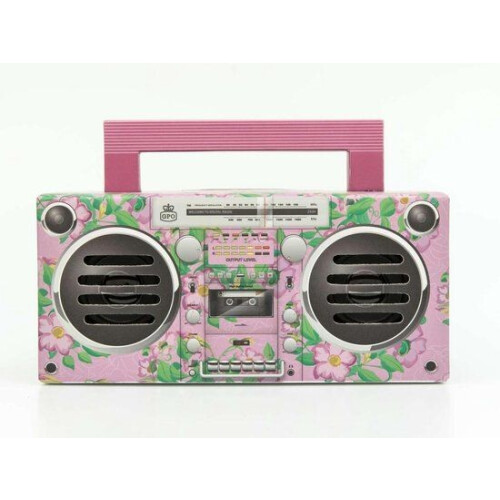 GPO BRONXPINK - Draagbare bluetooth speaker - Jaren'80 - Roze