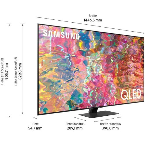 Samsung Gq65q80batxzg - 65 Inch 4k Qled Smart Tv - 100hz | Nieuw (outlet)
