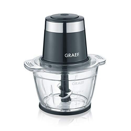 Graef CH502 - Elektrische Hakmolen 500W 1L 4-bladig RVS Zwart