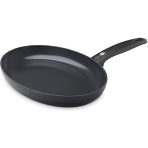 GreenPan Torino - Vispan - 25% groter bakoppervlak - Zwart