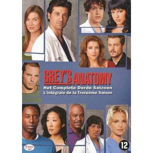 Grey's Anatomy - Seizoen 3 - 7-disc DVD box set - met bonusmateriaal