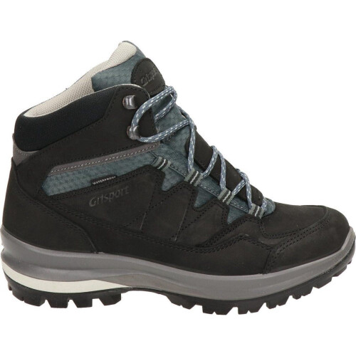 Grisport Bari Mid - Wandelschoenen Dames - Vibram zool - Black