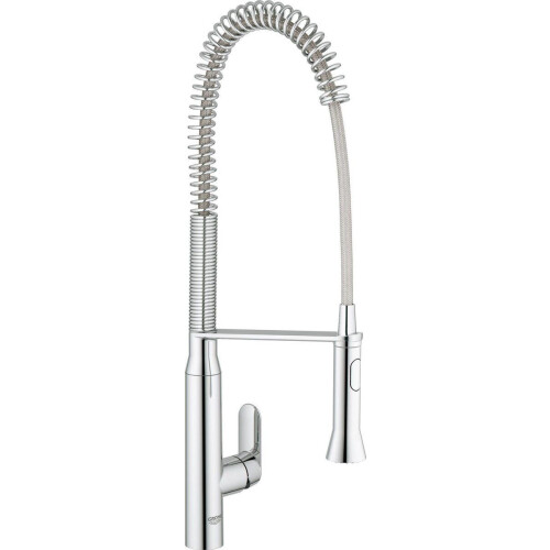 GROHE K7 - Keukenkraan - 360° draaibare handdouche - chroom