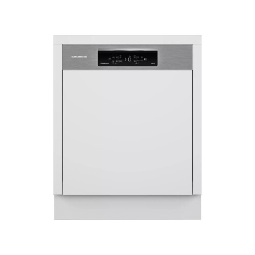 Grundig Gnsp4510xcw - Half Geïntegreerde Inbouwvaatwasser - 60 Cm - 14 Couverts - Besteklade - 42 Db - Energieklasse A | Nieuw (outlet)