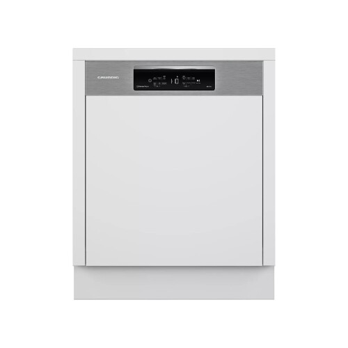 Grundig Gnsp4510xcw - Half Geïntegreerde Vaatwasser - 60 Cm - 14 Couverts - Besteklade - 42 Db - Energieklasse A | Nieuw (outlet)