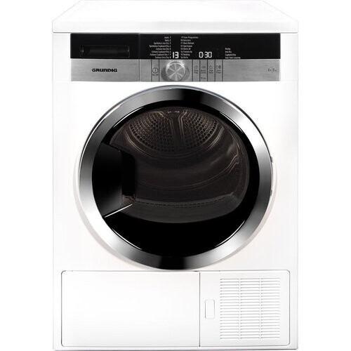 Grundig Gtn38250hgcw - Warmtepompdroger - 8 Kg - Sensorbesturing - 65 Db - Energieklasse A++ | Tweedehands (Refurbished) Tweedehands