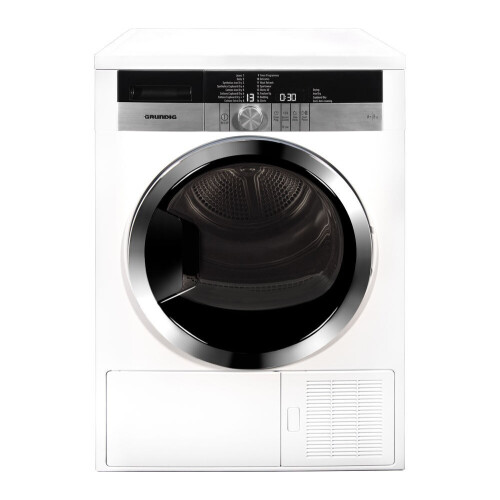 Grundig Gtn38250hgcw - Warmtepompdroger - 8 Kg - Sensorbesturing - 65 Db - Energieklasse A++ | Tweedehands (Refurbished)