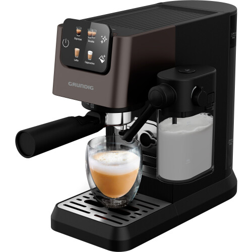 GRUNDIG KSM 5330 Espressomachine met Melkreservoir 15 Bar Tweedehands