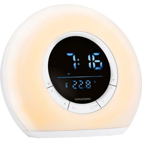 Grundig Wake-Up Light 2025 - Lichtwekker met Radio en Bluetooth - Meerkleurige LED - Wit Tweedehands