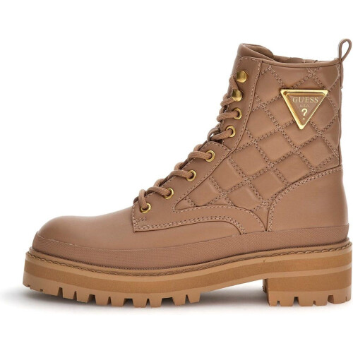 GUESS Badae - Veterboots - Gewatteerd - Beige Tweedehands