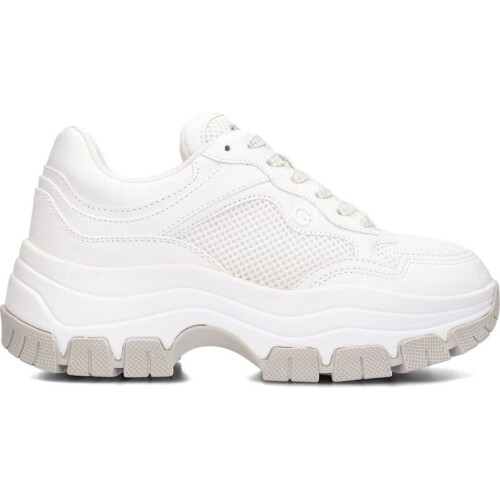 GUESS Brecky - Lage sneakers - Wit mesh en leatherlook - Maat 41