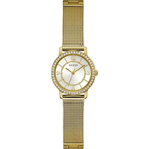 Guess GW0534L2 - Polshorloge - Staal Geelgouden Plating Quartz Zirkonia - Goud