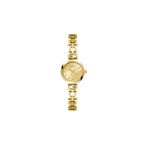 Guess GW0549L2 - Dames Horloge - Staal met Geelgouden Plating - Geelgouden Wijzerplaat 34mm