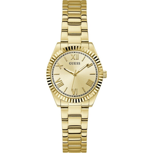 Guess GW0687L2 - Polshorloge - Staal Gouden Plating Gouden Wijzerplaat Tweedehands