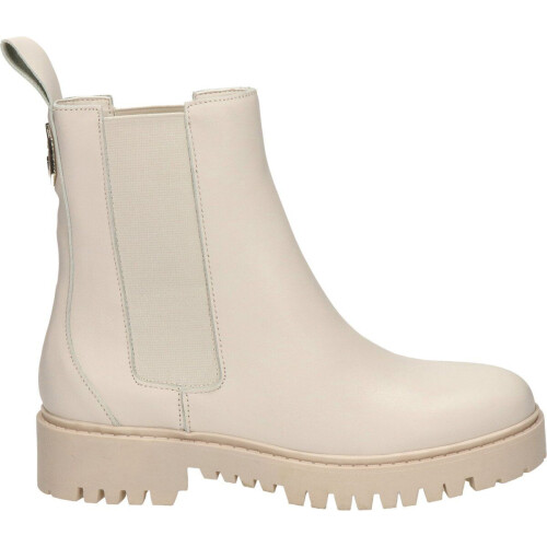 GUESS Oakess - Chelsea boots - Beige leer met demping - Maat 40