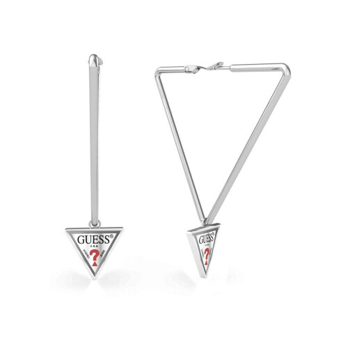Guess UBE79058 - Oorbellen Hula Hoops - Zilverkleurig Tweedehands