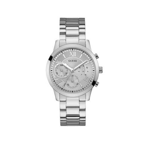GUESS W1070L1 - Horloge - RVS - 40 mm - Zilverkleurig Tweedehands