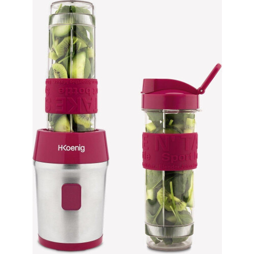 H. Koenig SMOO10 - Blender To Go - 2 drinkbekers 570 ml - Roestvrij staal Tweedehands