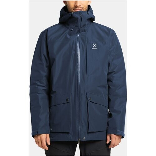 Haglöfs Älv 3-in-1 Down Gore-Tex Jacket Jas Donkerblauw