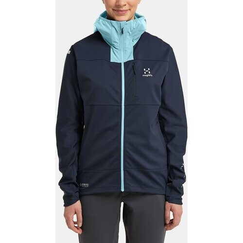 Haglöfs L.I.M. Hybrid Softshell Jas Dames Donkerblauw/Blauw Tweedehands