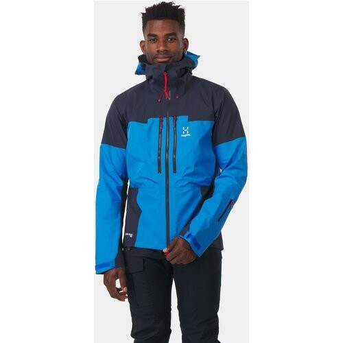 Haglöfs Spitz Gtx Pro Jacket Men Middenblauw/Donkerblauw Tweedehands